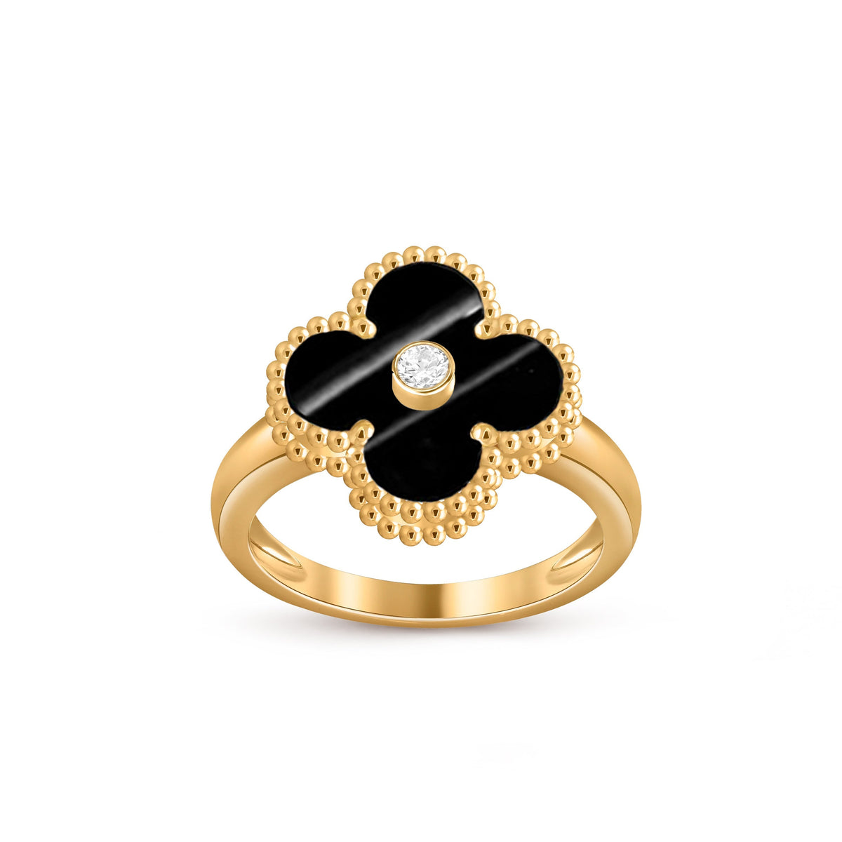 [Okajuri Jewelry] CLOVER DIAMOND RING GOLD COLLECTION