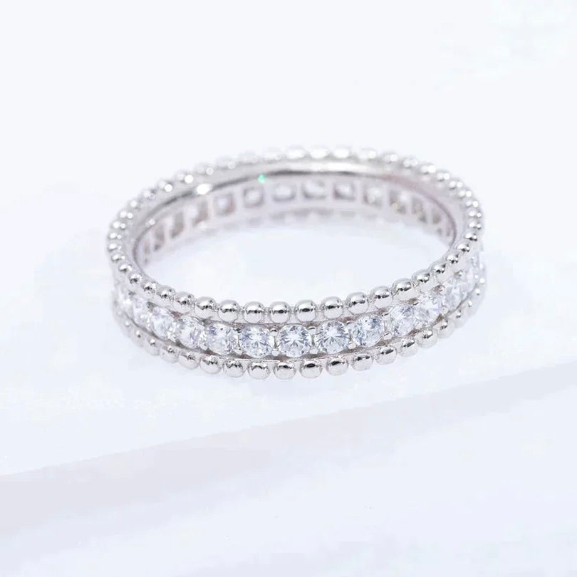 [Okajuri Jewelry]PERLEE DIAMOND SILVER RING