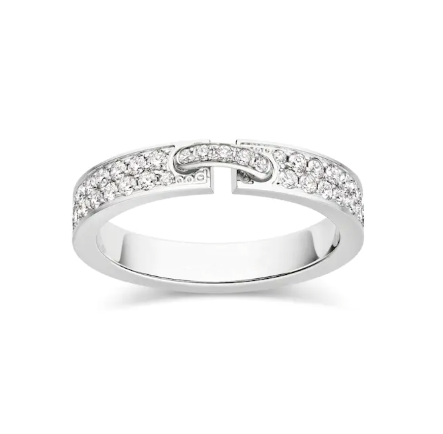 [Okajuri Jewelry]ALLIANCE LIENS VIDENCE PAVED DIAMOND 4MM RING