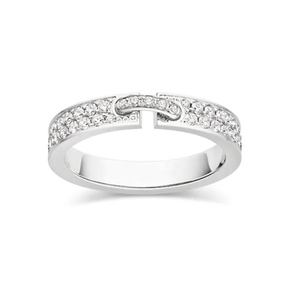 [Okajuri Jewelry]ALLIANCE LIENS VIDENCE PAVED DIAMOND 4MM RING