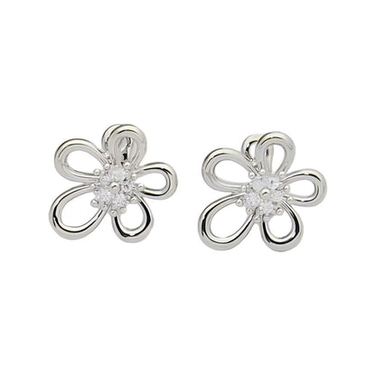[Okajuri Jewelry] FLOWERLACE EARRING 5 DIAMONDS