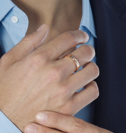 [Okajuri Jewelry]ALLIANCE LIENS VIDENCE 4MM RING