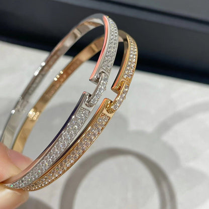 [Okajuri Jewelry]LIENS VIDENCE DIAMOND PAVED BRACELET