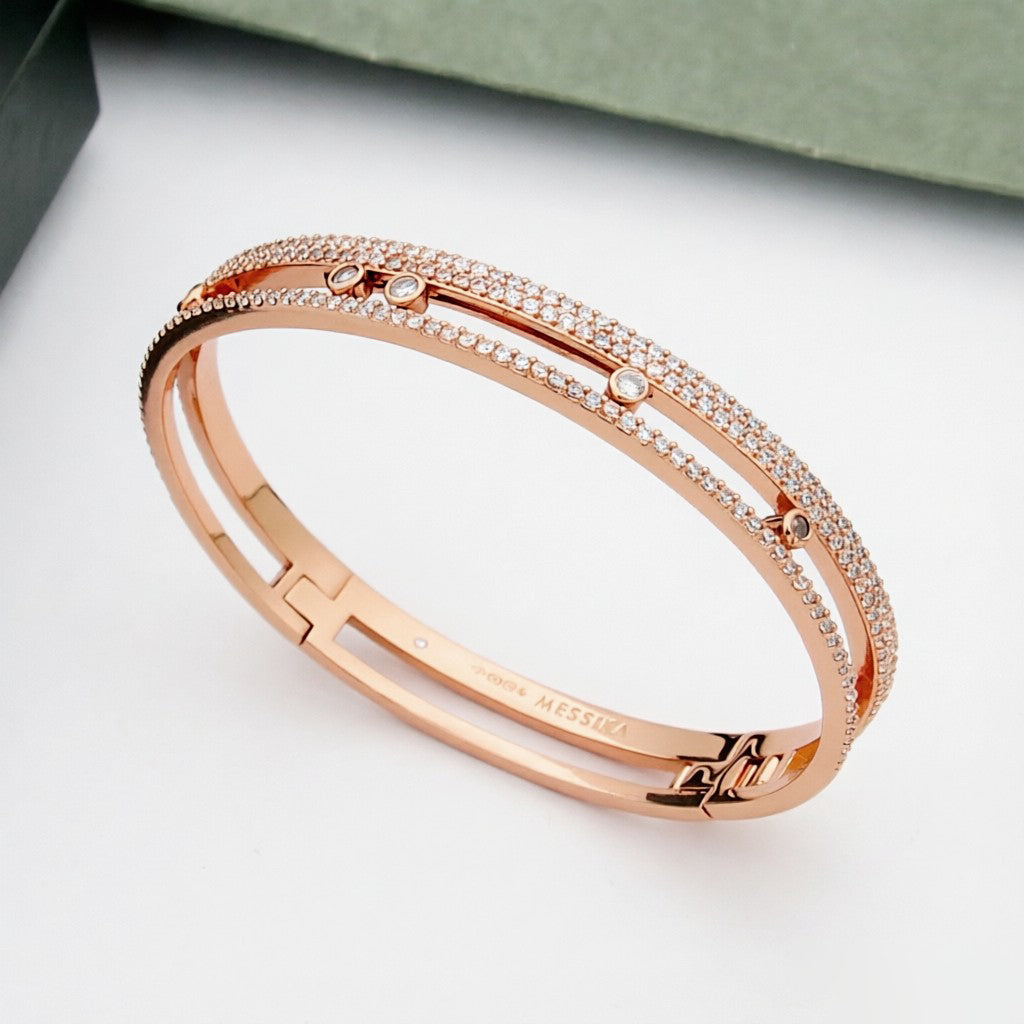 [Okajuri Jewelry]Move Romane pavé bangle