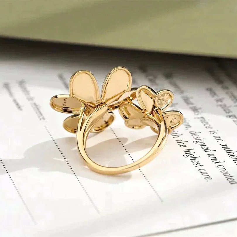[Okajuri Jewelry]CLOVER COMOS GOLD DIAMOND RING