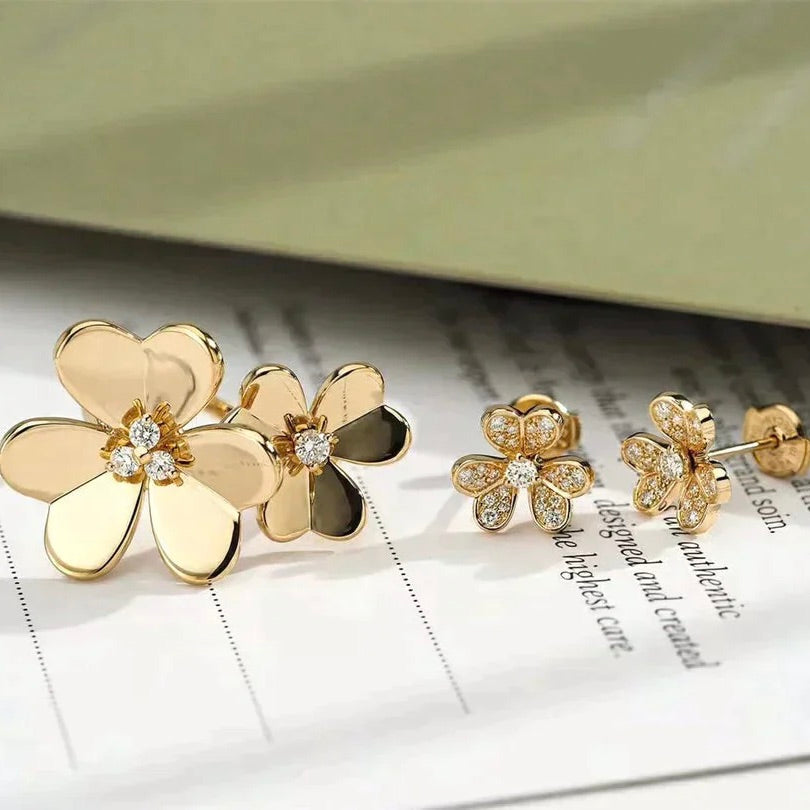 [Okajuri Jewelry]CLOVER COMOS GOLD DIAMOND RING