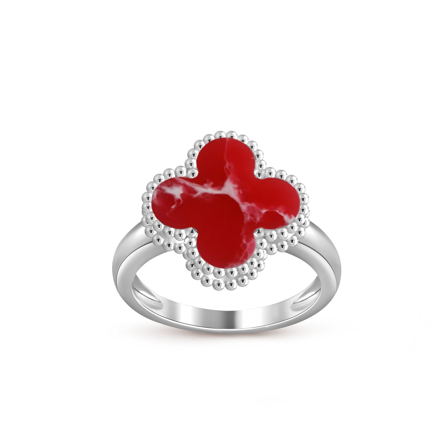 [Okajuri Jewelry] CLOVER SILVER RING COLLECTION