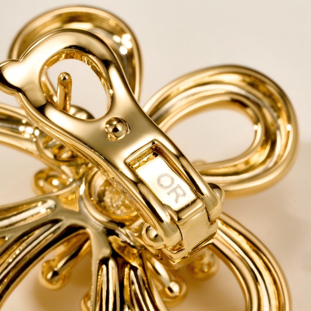 [Okajuri Jewelry] FLOWERLACE EARRING 5 DIAMONDS