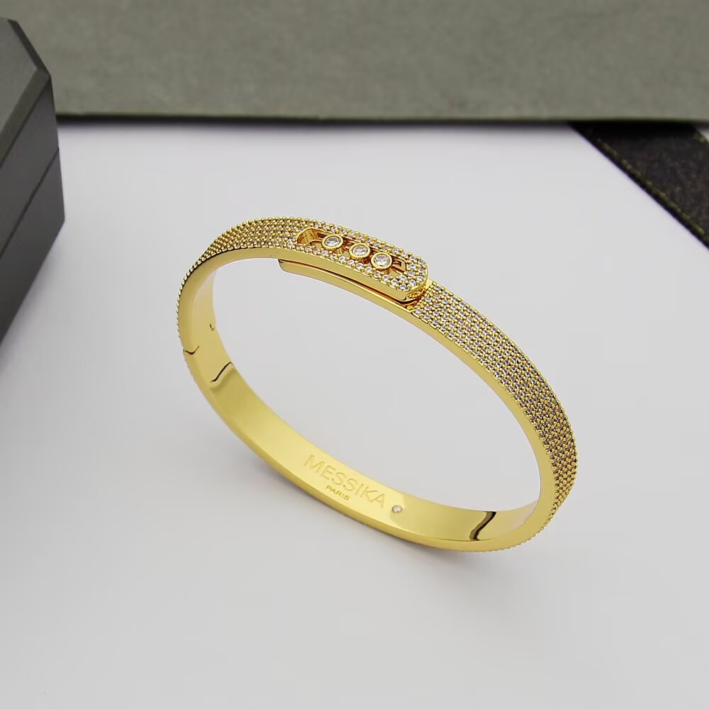 [Okajuri Jewelry]Move Noa Full Pavé Diamond Bangle Bracelet