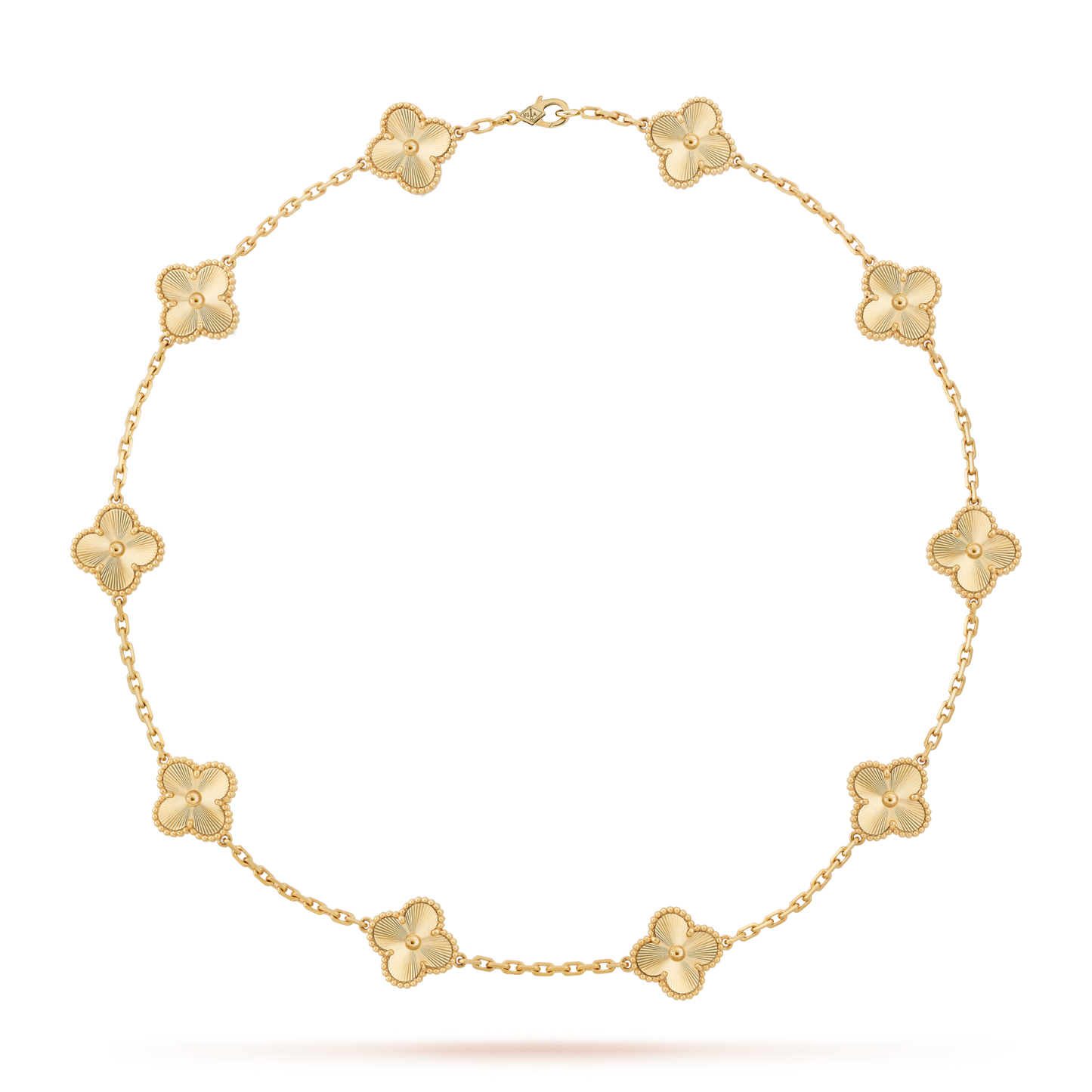 [Okajuri Jewelry] CLOVER 10 MOTIFS LASER NECKLACE