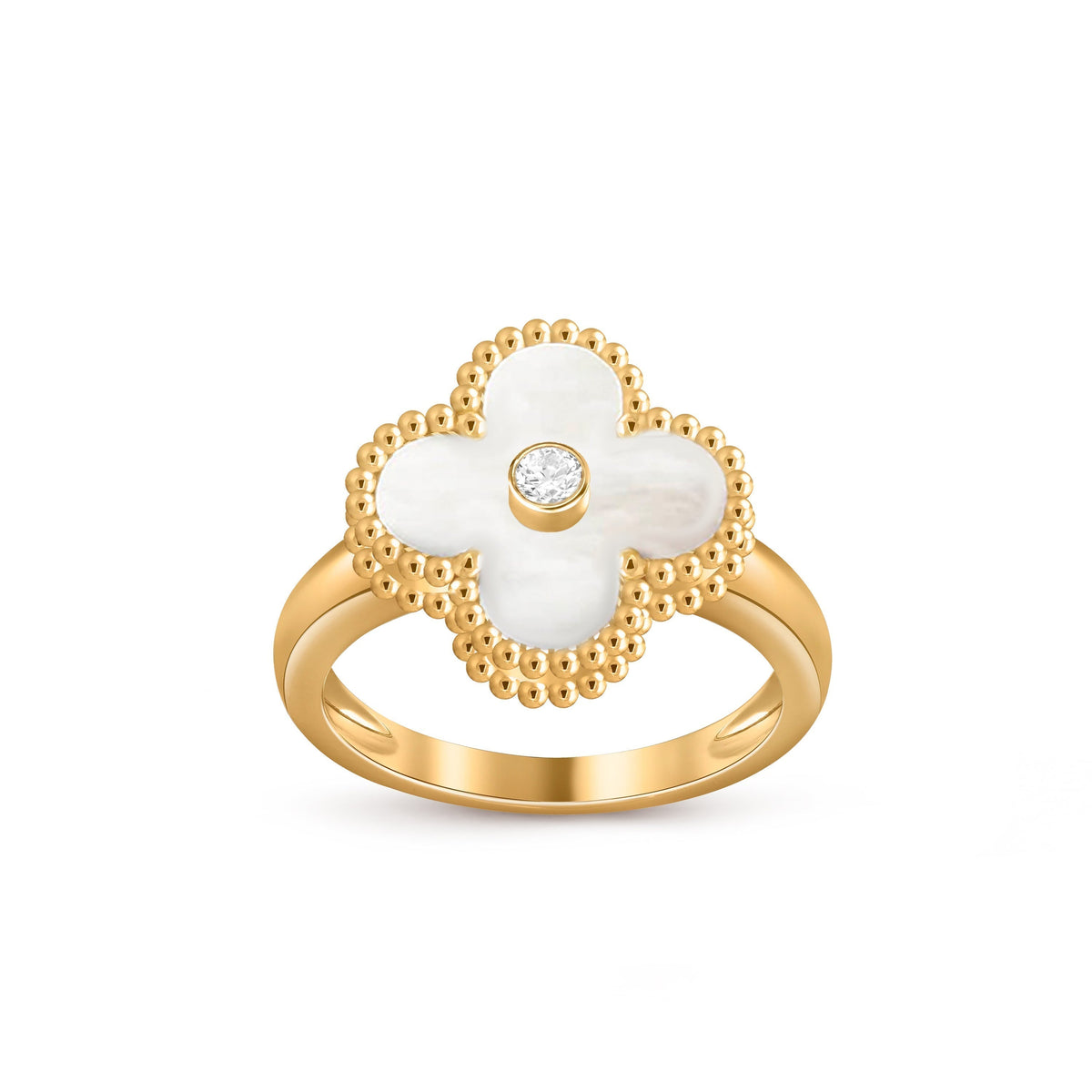 [Okajuri Jewelry] CLOVER DIAMOND RING GOLD COLLECTION