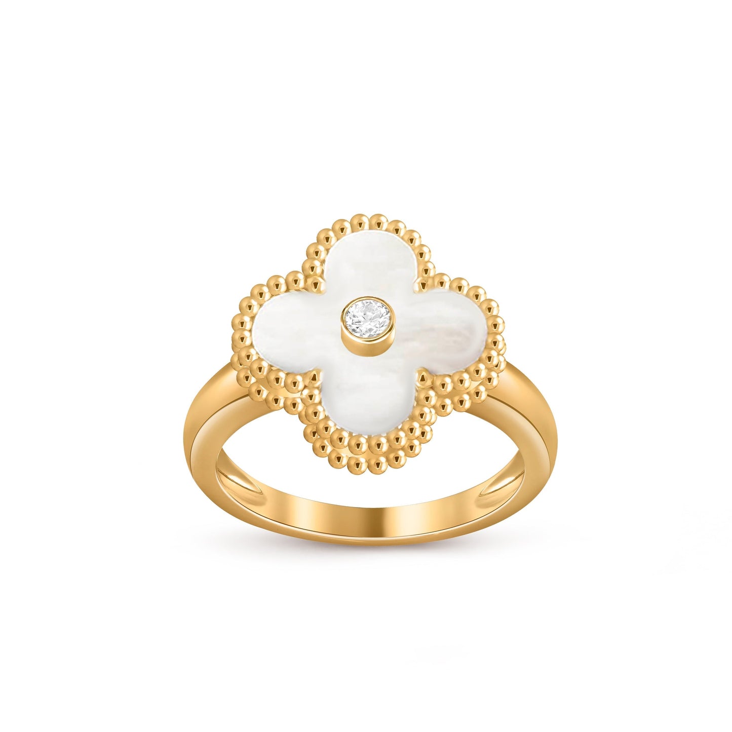 [Okajuri Jewelry] CLOVER DIAMOND RING GOLD COLLECTION