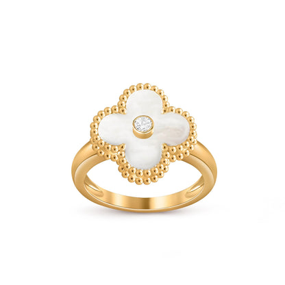 [Okajuri Jewelry] CLOVER DIAMOND RING GOLD COLLECTION