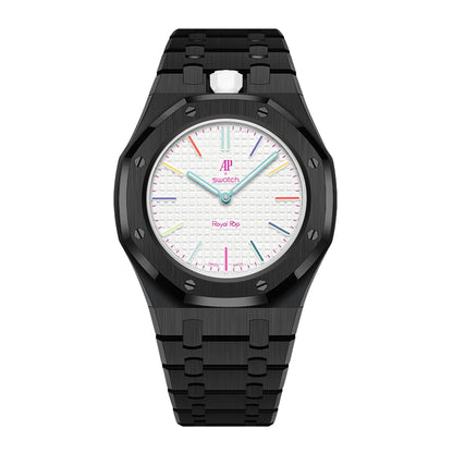 Royal Oak Pop Exclusive Steel Case & Strap Full‑wrap Embedded Watch Band