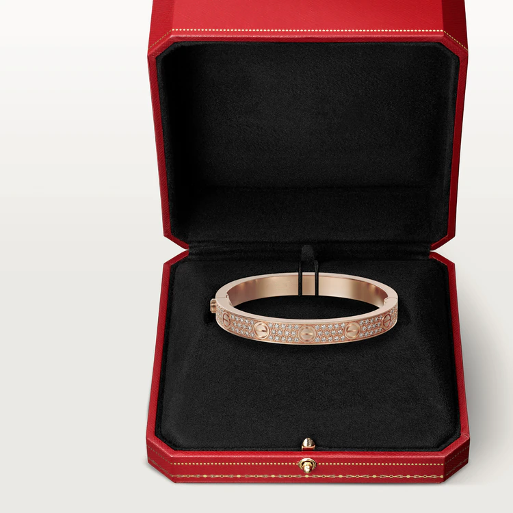 [Okajuri Jewelry]LOVE BRACELET 6.1MM DIAMOND-PAVED