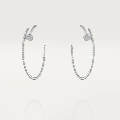 [Okajuri Jewelry]JUSTE EARRINGS FULL DIAMONDS 1.8MM