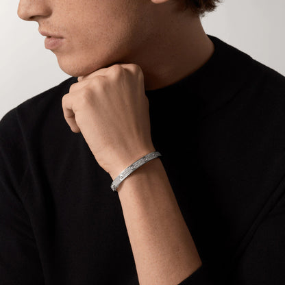 [Okajuri Jewelry]LOVE BRACELET 6.1MM DIAMOND-PAVED 10 BIG DIAMONDS