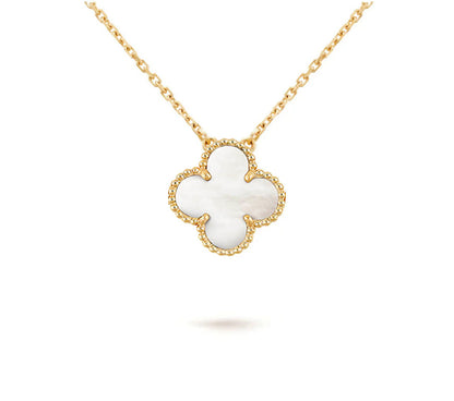 [Okajuri Jewelry] CLOVER 15MM SINGLE FLOWER NECKLACE COLLECTION