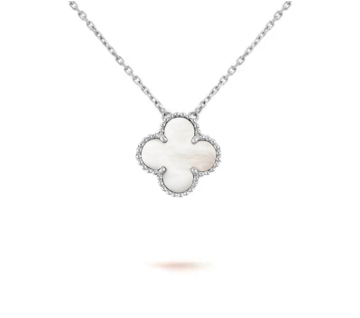[Okajuri Jewelry] CLOVER 15MM NECKLACE SILVER COLLECTION