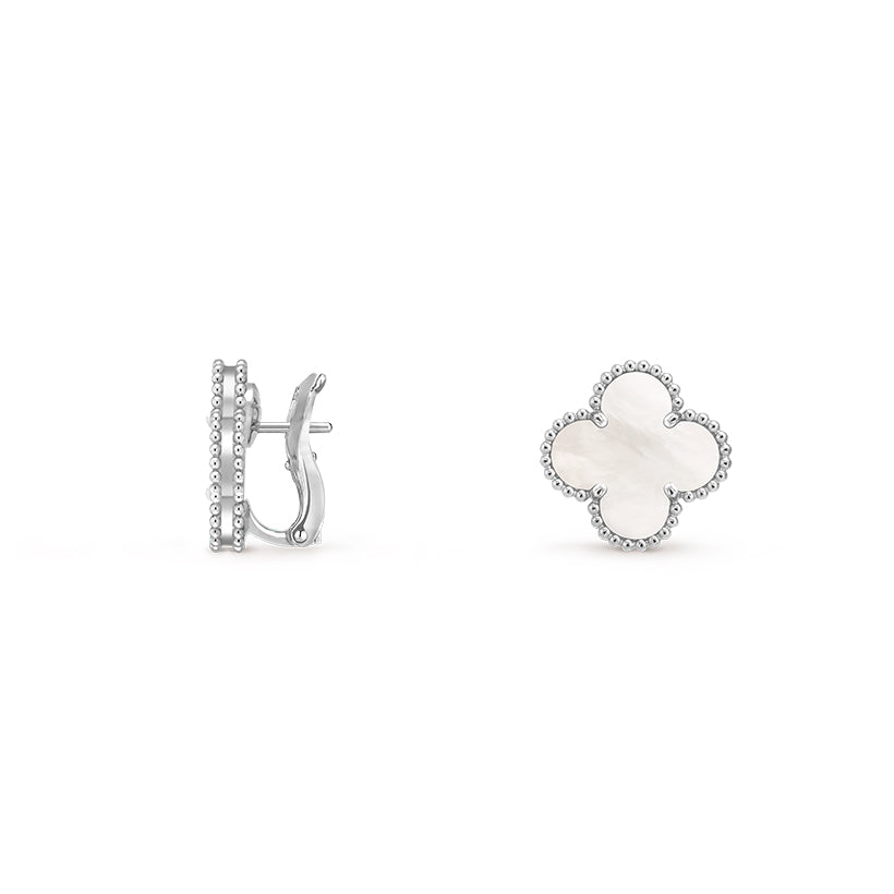 [Okajuri Jewelry] CLOVER SILVER 15MM MOP EARRINGS COLLECTION