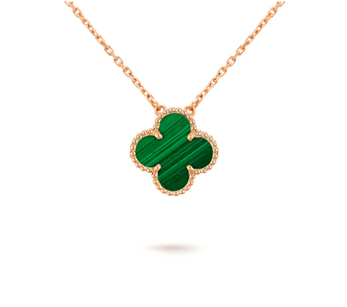 [Okajuri Jewelry] CLOVER 15MM SINGLE FLOWER NECKLACE COLLECTION