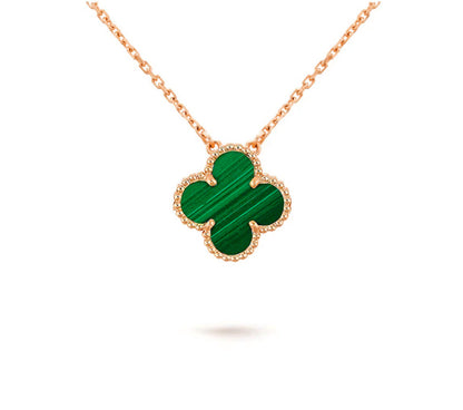 [Okajuri Jewelry] CLOVER 15MM SINGLE FLOWER NECKLACE COLLECTION