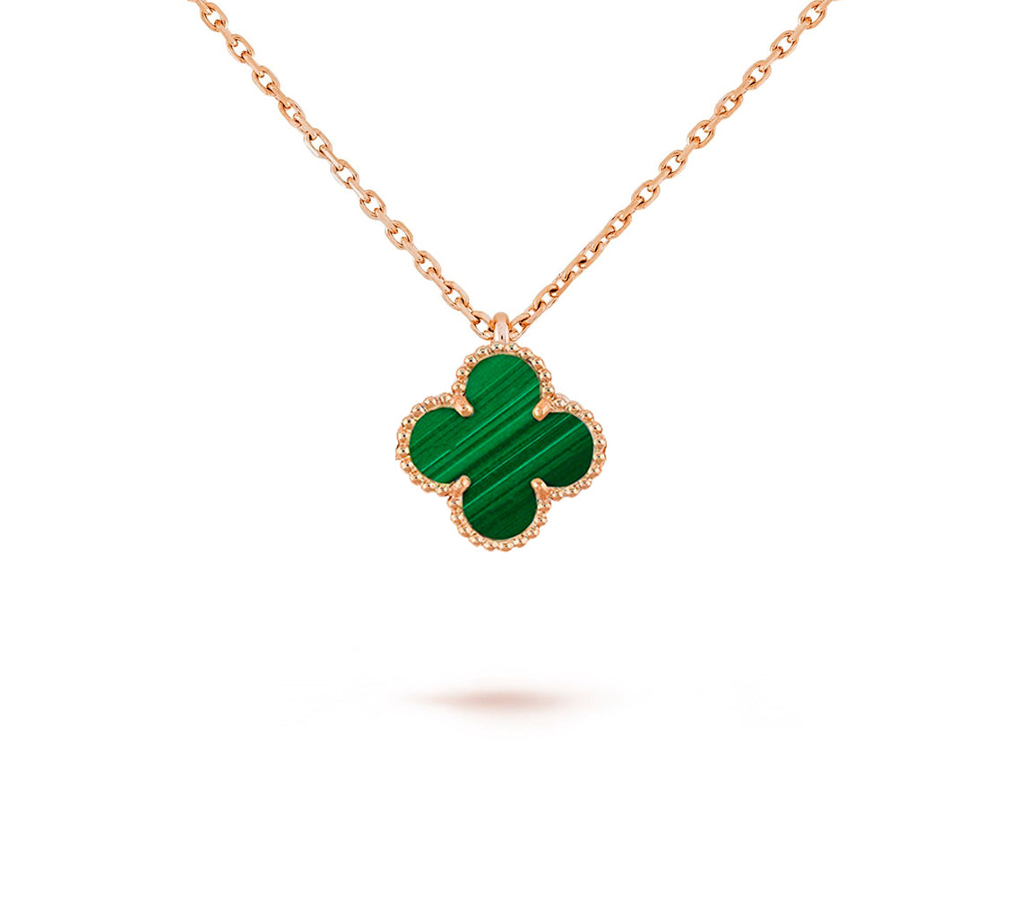 [Okajuri Jewelry] CLOVER MINI 9.5MM CARNELIANS NECKLACE COLLECTION