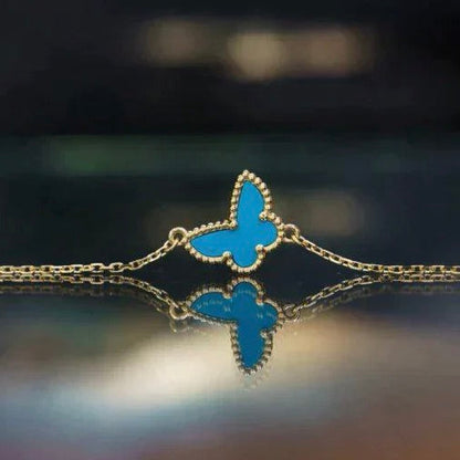 [Okajuri Jewelry]BUTTERFLY TURQUOISE BUTTERFLY BRACELET