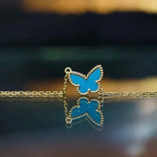[Okajuri Jewelry]BUTTERFLY TURQUOISE BUTTERFLY BRACELET