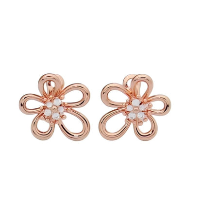 [Okajuri Jewelry] FLOWERLACE EARRING 5 DIAMONDS
