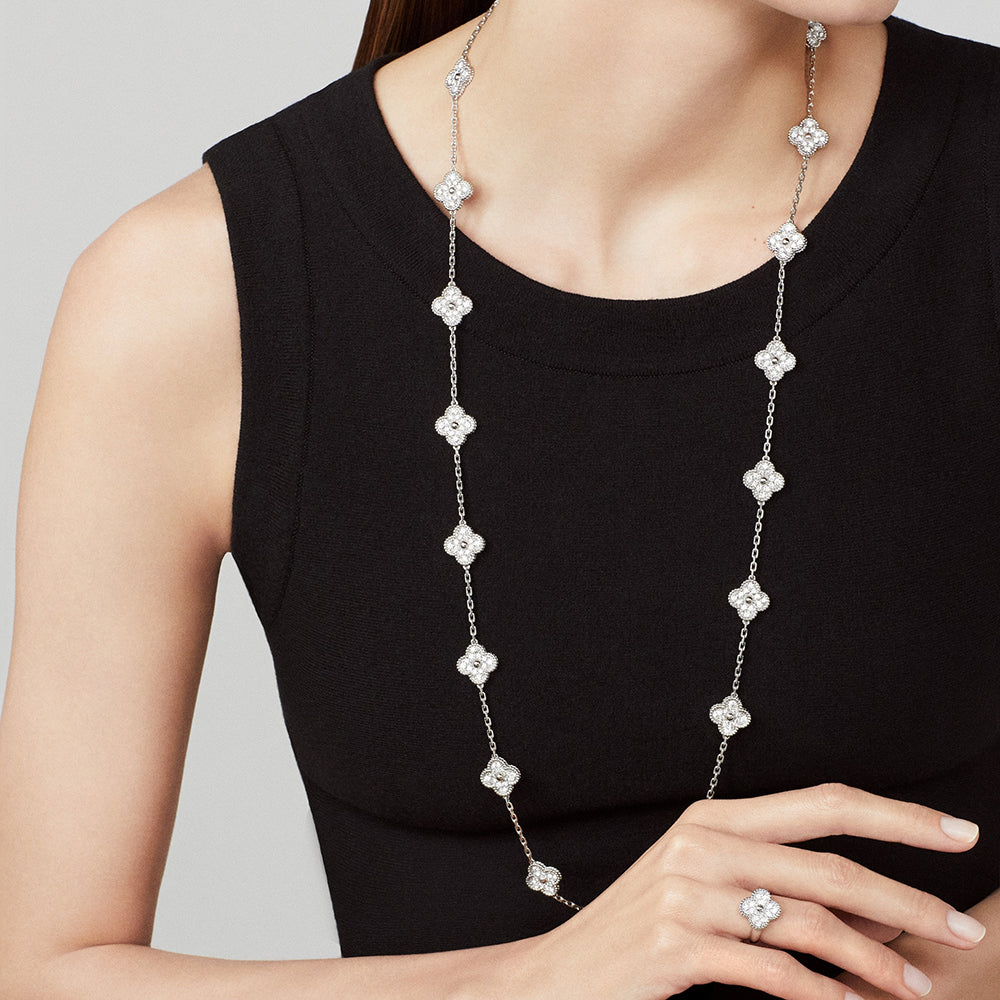 [Okajuri Jewelry]CLOVER 20 MOTIFS  LASER SILVER