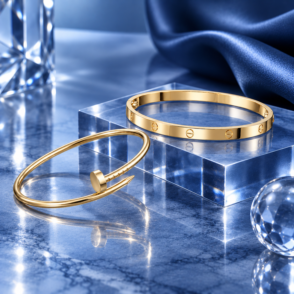 [Oakjuri™ Jewelry] ] LOVE & JUSTE Classic Bracelet Stack Set
