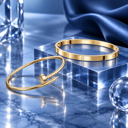 [Oakjuri™ Jewelry] ] LOVE & JUSTE Classic Bracelet Stack Set