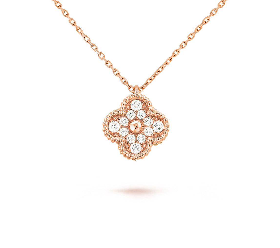[Okajuri Jewelry] CLOVER MINI 9.5MM CARNELIANS NECKLACE COLLECTION
