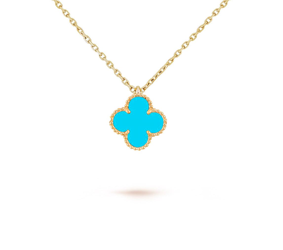 [Okajuri Jewelry] CLOVER MINI 9.5MM CARNELIANS NECKLACE COLLECTION