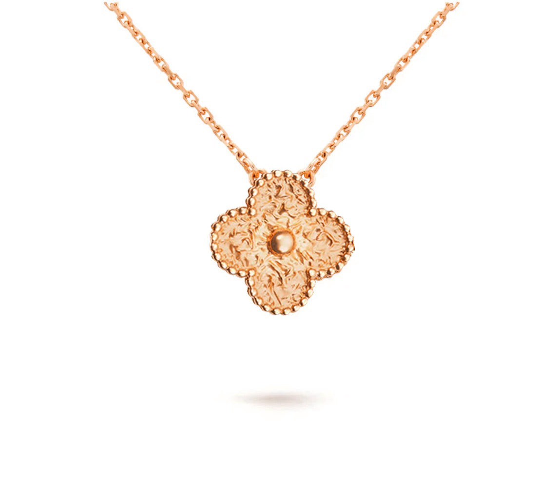 [Okajuri Jewelry] CLOVER 15MM SINGLE FLOWER NECKLACE COLLECTION