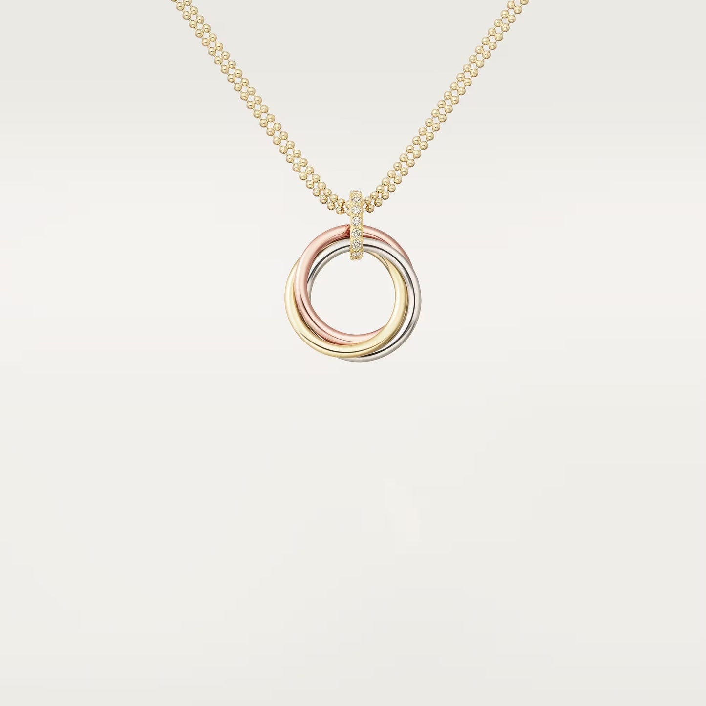 [Okajuri Jewelry] TRINITY MEDIUM  DIAMONDS NECKLACE
