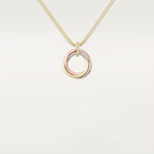 [Okajuri Jewelry] TRINITY MEDIUM  DIAMONDS NECKLACE