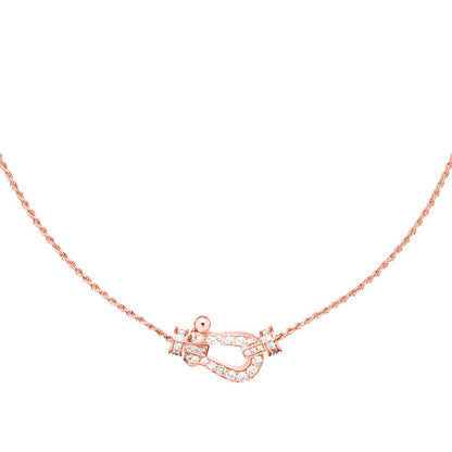 [Okajuri Jewelry]FORCE 10 PINK GOLD DIAMOND NECKLACE