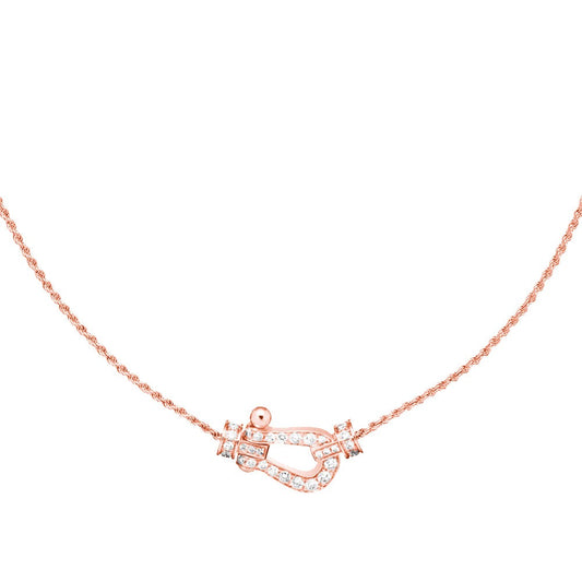 [Okajuri Jewelry]FORCE 10 PINK GOLD DIAMOND NECKLACE
