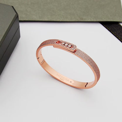 [Okajuri Jewelry]Move Noa Full Pavé Diamond Bangle Bracelet