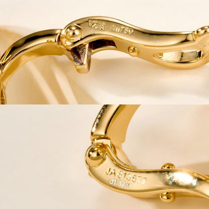[Okajuri Jewelry] FLOWERLACE EARRING 5 DIAMONDS