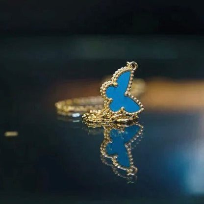 [Okajuri Jewelry]BUTTERFLY TURQUOISE BUTTERFLY BRACELET