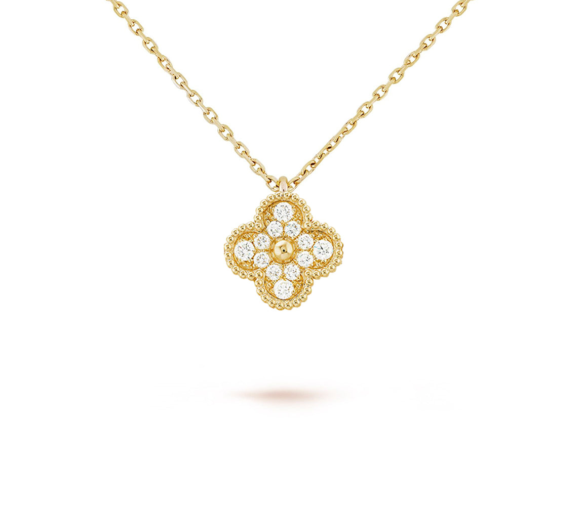[Okajuri Jewelry] CLOVER MINI 9.5MM CARNELIANS NECKLACE COLLECTION