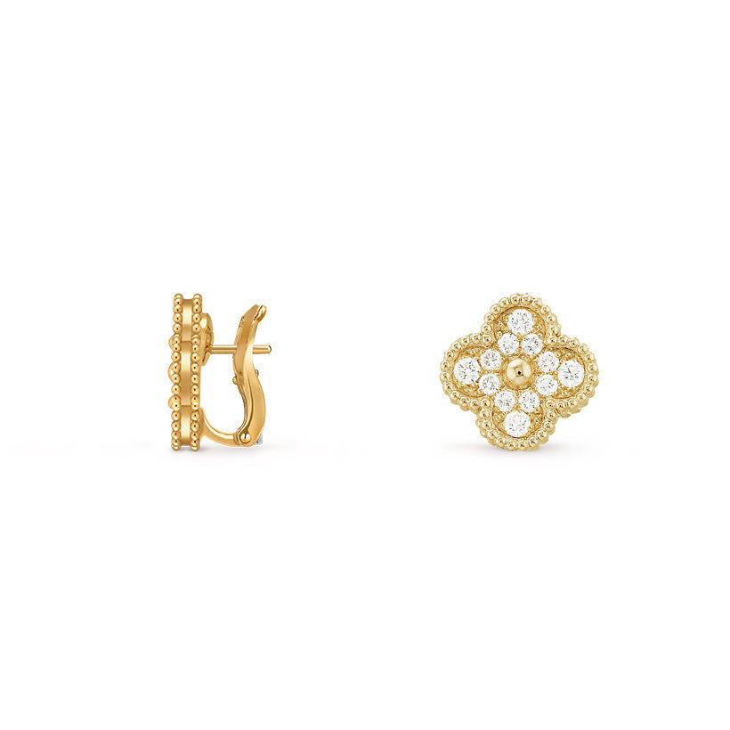 [Okajuri Jewelry] CLOVER 15MM MOP EARRINGS COLLECTION