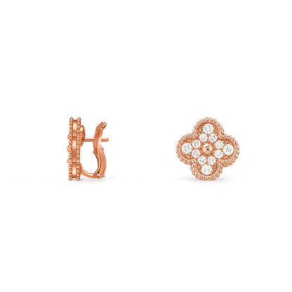 [Okajuri Jewelry] CLOVER 15MM MOP EARRINGS COLLECTION
