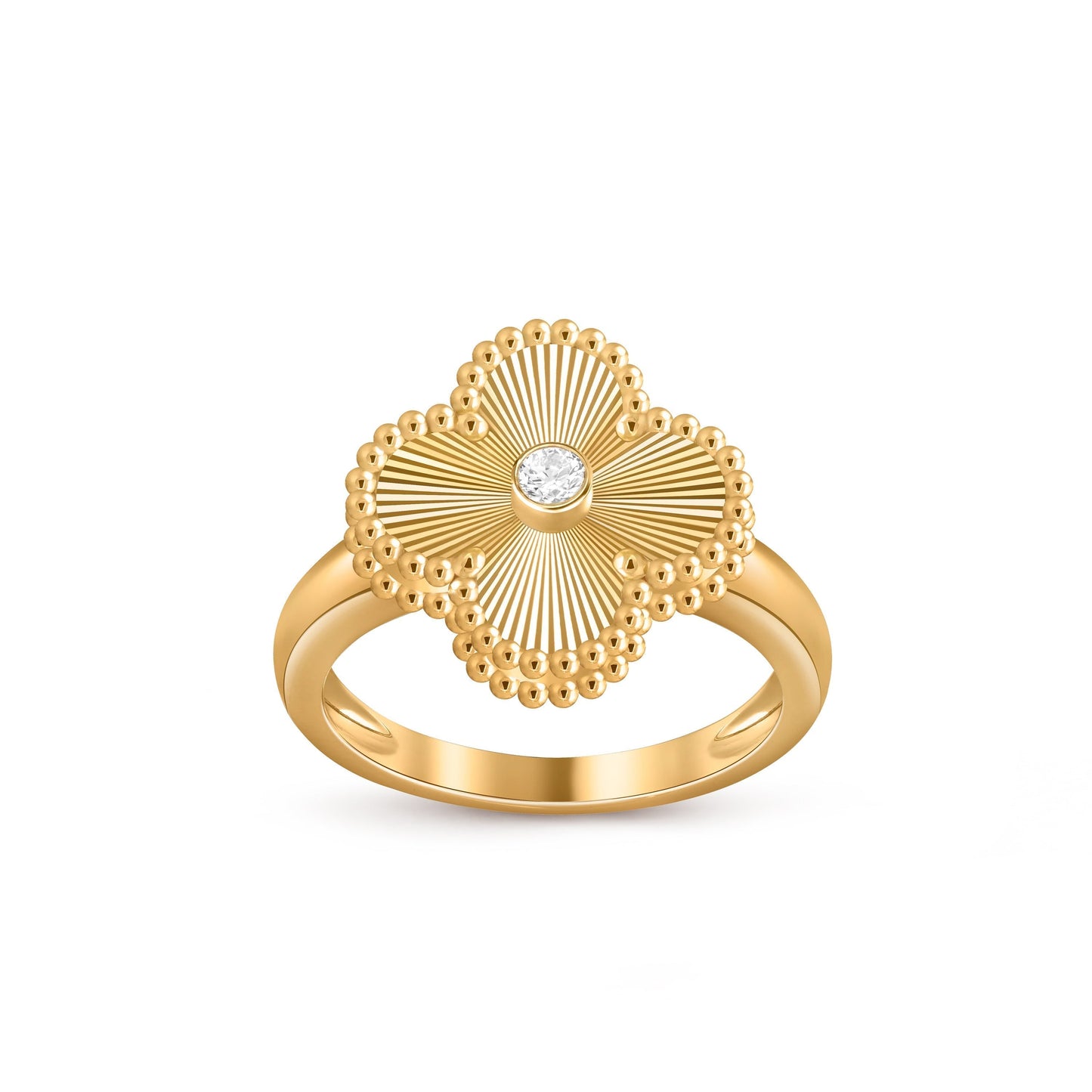 [Okajuri Jewelry] CLOVER DIAMOND RING GOLD COLLECTION