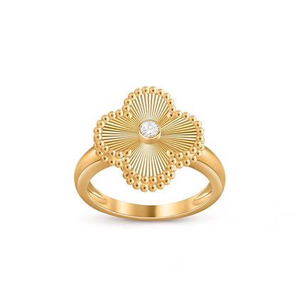 [Okajuri Jewelry] CLOVER DIAMOND RING GOLD COLLECTION