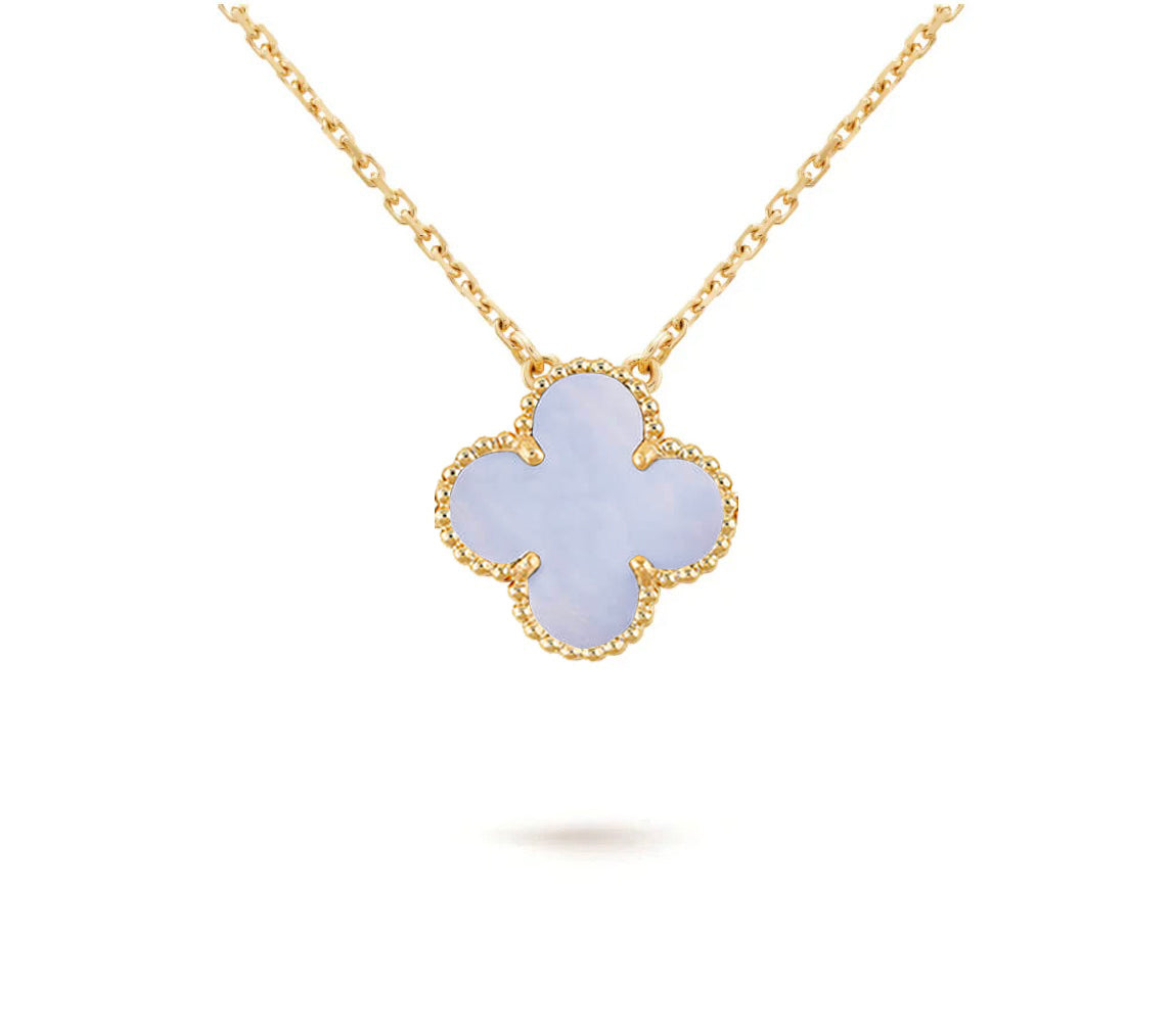 [Okajuri Jewelry] CLOVER 15MM SINGLE FLOWER NECKLACE COLLECTION