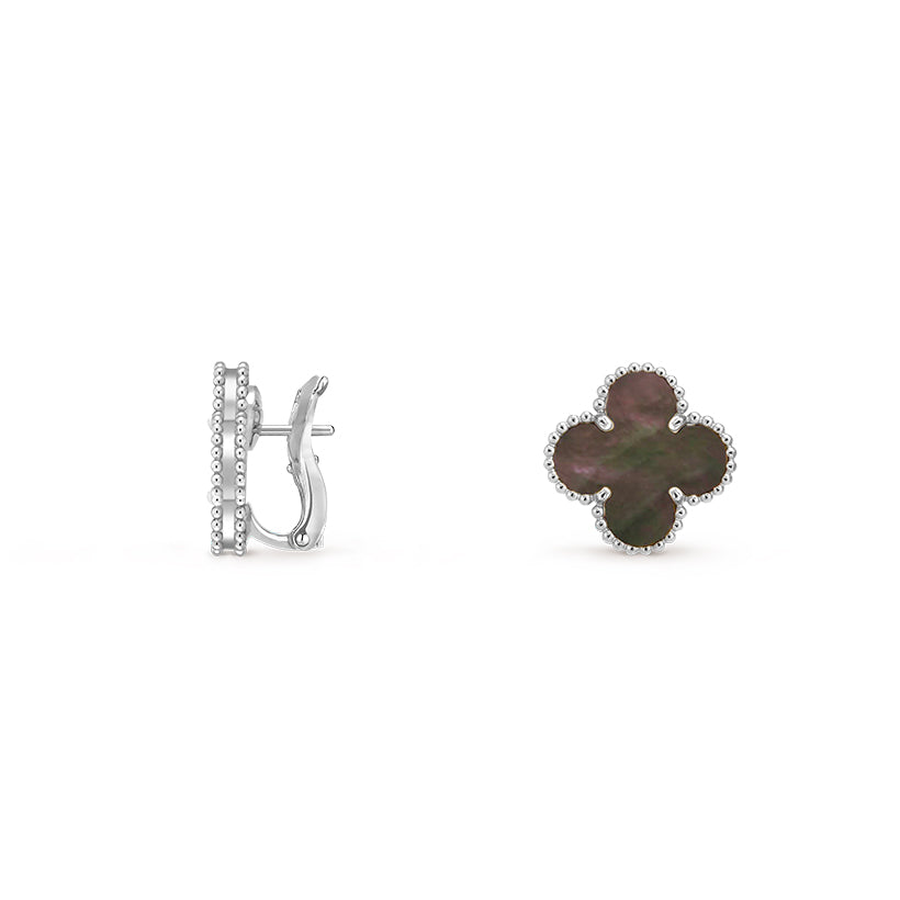 [Okajuri Jewelry] CLOVER SILVER 15MM MOP EARRINGS COLLECTION